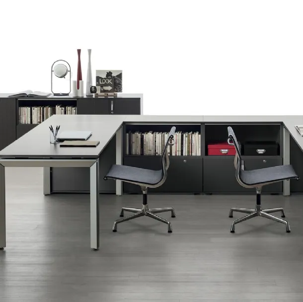 Scrivania operativa Point comp 4 di Citterio Office