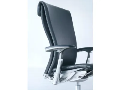 Seduta Operativa in pelle Life Chair di Knoll